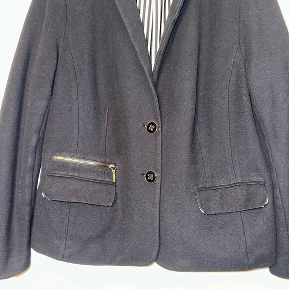 Chicos Women’s Solid Black Blazer Jacket Size 2 (Large) - Picture 2 of 11